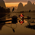 Fisherman in Xing Ping, China